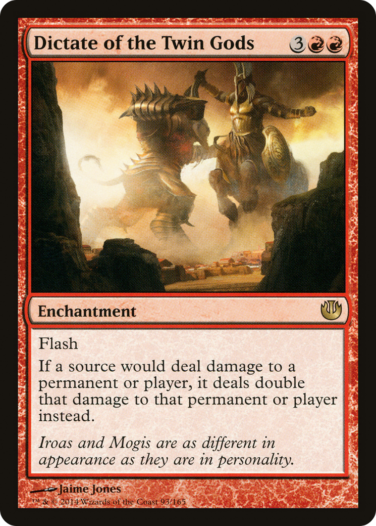 Dictate of the Twin Gods - Magic the Gathering card